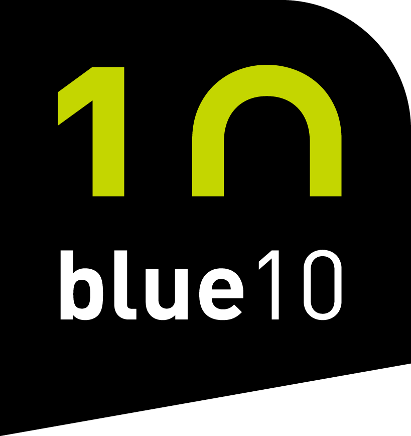Blue10 logo - cloud software