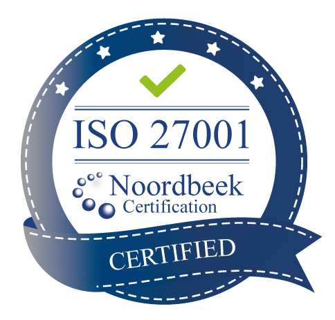 Advisie is ISO 27001 gecertificeerd via Noordbeek Certification.
