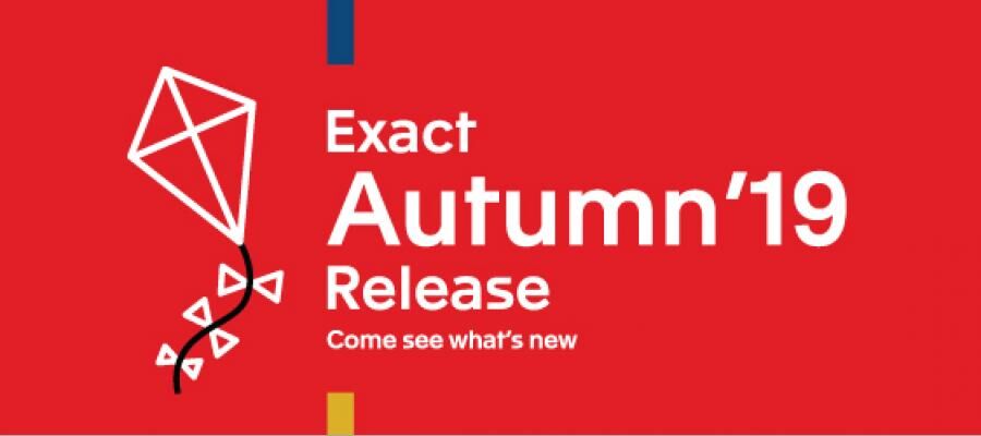 Het logo voor de Exact Autumn 2019 Release