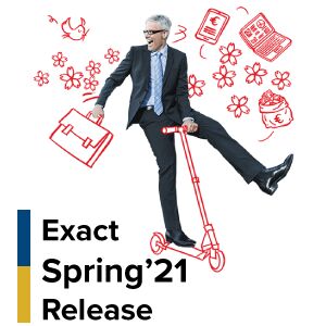 Ontdek de nieuwe innovaties in de Exact Spring`21 Release 